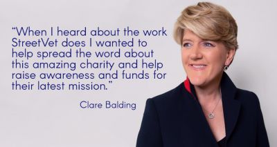 Clare Balding becomes new StreetVet ambassador